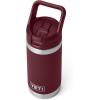 imageYETI Rambler Jr 12 oz Kids Bottle with Straw CapWild Vine Red
