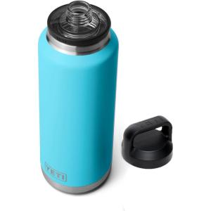 imageYETI Rambler 46 oz Bottle Vacuum Insulated Stainless Steel with Chug CapReef Blue