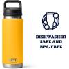 imageYETI Rambler 26 oz Bottle Vacuum Insulated Stainless Steel with Chug CapAlpine Yellow
