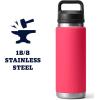 imageYETI Rambler 26 oz Bottle Vacuum Insulated Stainless Steel with Chug CapBimini Pink