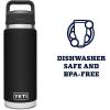 imageYETI Rambler 26 oz Bottle Vacuum Insulated Stainless Steel with Chug CapBlack