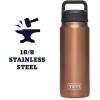 imageYETI Rambler 26 oz Bottle Vacuum Insulated Stainless Steel with Chug CapCopper