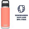 imageYETI Rambler 26 oz Bottle Vacuum Insulated Stainless Steel with Chug CapCoral