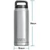 imageYETI Rambler 26 oz Bottle Vacuum Insulated Stainless Steel with Chug CapHarvest Red