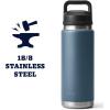 imageYETI Rambler 26 oz Bottle Vacuum Insulated Stainless Steel with Chug CapNordic Blue