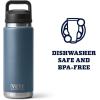 imageYETI Rambler 26 oz Bottle Vacuum Insulated Stainless Steel with Chug CapNordic Blue