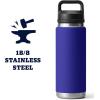 imageYETI Rambler 26 oz Bottle Vacuum Insulated Stainless Steel with Chug CapOffshore Blue