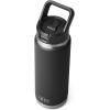 imageYETI Rambler 26 oz Bottle Vacuum Insulated Stainless Steel with Straw CapBlack