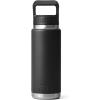 imageYETI Rambler 26 oz Bottle Vacuum Insulated Stainless Steel with Straw CapBlack