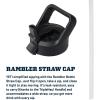 imageYETI Rambler 26 oz Bottle Vacuum Insulated Stainless Steel with Straw CapBlack StoneTextured