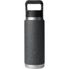 imageYETI Rambler 26 oz Bottle Vacuum Insulated Stainless Steel with Straw CapBlack StoneTextured