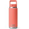 imageYETI Rambler 26 oz Bottle Vacuum Insulated Stainless Steel with Straw CapCoral