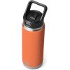 imageYETI Rambler 26 oz Bottle Vacuum Insulated Stainless Steel with Straw CapHigh Desert Clay