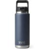 imageYETI Rambler 26 oz Bottle Vacuum Insulated Stainless Steel with Straw CapNavy