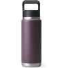 imageYETI Rambler 26 oz Bottle Vacuum Insulated Stainless Steel with Straw CapNordic Purple