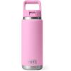 imageYETI Rambler 26 oz Bottle Vacuum Insulated Stainless Steel with Straw CapPower Pink