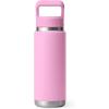 imageYETI Rambler 26 oz Bottle Vacuum Insulated Stainless Steel with Straw CapPower Pink