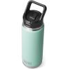imageYETI Rambler 26 oz Bottle Vacuum Insulated Stainless Steel with Straw CapSeafoam