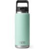 imageYETI Rambler 26 oz Bottle Vacuum Insulated Stainless Steel with Straw CapSeafoam