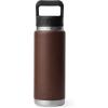 imageYETI Rambler 26 oz Bottle Vacuum Insulated Stainless Steel with Straw CapWetlands Brown