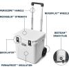 imageYETI Roadie 48 Wheeled Cooler with Retractable Periscope HandleRescue Red