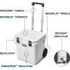 imageYETI Roadie 48 Wheeled Cooler with Retractable Periscope HandleWhite
