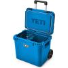 imageYETI Roadie 60 Wheeled Cooler with Retractable Periscope HandleBig Wave Blue
