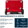 imageYETI Roadie 60 Wheeled Cooler with Retractable Periscope HandleRescue Red
