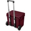 imageYETI Roadie 60 Wheeled Cooler with Retractable Periscope HandleWild Vine Red