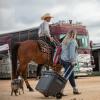 imageYETI Roadie 60 Wheeled Cooler with Retractable Periscope HandleWild Vine Red