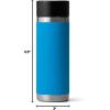 imageYeti Rambler 18 Oz Hotshot Bottle BlackBig Wave Blue