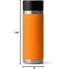 imageYeti Rambler 18 Oz Hotshot Bottle BlackKing Crab