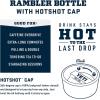 imageYeti Rambler 18 Oz Hotshot Bottle BlackRescue Red