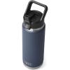 imageYETI Rambler 26 oz Bottle Vacuum Insulated Stainless Steel with Straw CapNavy