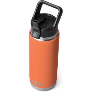 imageYETI Rambler 26 oz Bottle Vacuum Insulated Stainless Steel with Straw CapHigh Desert Clay