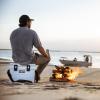 imageYETI Roadie 15 Hard Cooler with DoubleDuty Shoulder StrapBig Wave Blue