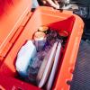 imageYETI Roadie 15 Hard Cooler with DoubleDuty Shoulder StrapRescue Red