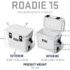 imageYETI Roadie 15 Hard Cooler with DoubleDuty Shoulder StrapWild Vine Red