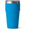 imageYETI Rambler 20 oz Stackable Tumbler Stainless Steel Vacuum Insulated with MagSlider LidBig Wave Blue