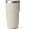imageYETI Rambler 20 oz Stackable Tumbler Stainless Steel Vacuum Insulated with MagSlider LidCape Taupe