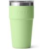 imageYETI Rambler 20 oz Stackable Tumbler Stainless Steel Vacuum Insulated with MagSlider LidKey Lime