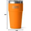 imageYETI Rambler 20 oz Stackable Tumbler Stainless Steel Vacuum Insulated with MagSlider LidKing Crab