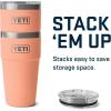 imageYETI Rambler 20 oz Stackable Tumbler Stainless Steel Vacuum Insulated with MagSlider LidLowcountry Peach