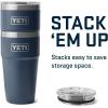 imageYETI Rambler 20 oz Stackable Tumbler Stainless Steel Vacuum Insulated with MagSlider LidNavy