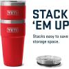 imageYETI Rambler 20 oz Stackable Tumbler Stainless Steel Vacuum Insulated with MagSlider LidRescue Red