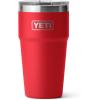 imageYETI Rambler 20 oz Stackable Tumbler Stainless Steel Vacuum Insulated with MagSlider LidRescue Red