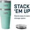 imageYETI Rambler 20 oz Stackable Tumbler Stainless Steel Vacuum Insulated with MagSlider LidSeafoam
