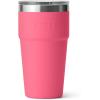 imageYETI Rambler 20 oz Stackable Tumbler Stainless Steel Vacuum Insulated with MagSlider LidTropical Pink