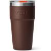 imageYETI Rambler 20 oz Stackable Tumbler Stainless Steel Vacuum Insulated with MagSlider LidWetlands Brown