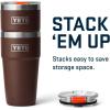 imageYETI Rambler 20 oz Stackable Tumbler Stainless Steel Vacuum Insulated with MagSlider LidWetlands Brown